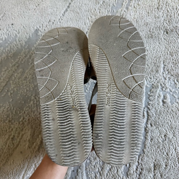 Josef Seibel Sofie 44 Slip On Shoe leather taupe brown flats 40 / 9 / 9.5 - Picture 5 of 14